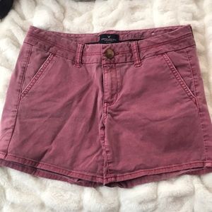 American Eagle size 4 midi stretch shorts